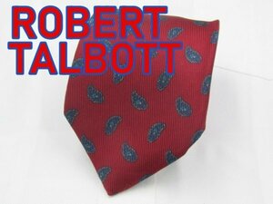 【ロバート タルボット】 OC 502 ロバート タルボット ROBERT TALBOTT ネクタイ 赤系 ペーズリー プリント