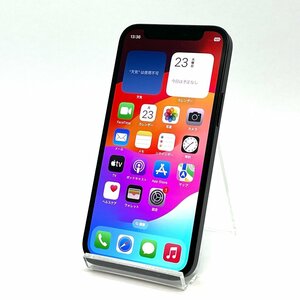 展示品 店頭デモ機 iPhone12 mini ブラック 64GB au SIMロック解除済み 白ロム バッテリー87％ 【3H475J/A】 スマホ本体 送料無料 T1