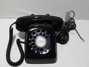  Fujitsu corporation *NTR3102 601-A1 bell style black telephone machine * modular connector attached - push circuit . telephone call * put on bell sound - verification V used present condition goods 