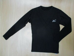 ワコール・コンプレッションインナーシャツ・黒色・サイズ メンズS