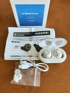 e-Better イヤホン Bluetooth5.0 ワイヤレスイヤホン 自動ペアリング 両耳 左右分離 タッチ操作 ノイズキャンセル 