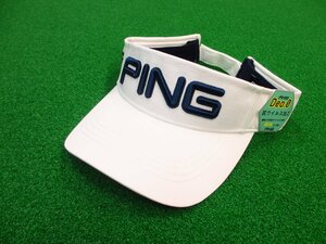 ＰＩＮＧ　ピン　Ｄｅｏ.０ ツアーバイザー　ＨＷ-Ｕ２２２　(Ｗｈｉｔｅ)