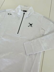 オークリー　ＳＫＵＬＬ　ＥＮＤＥＡＶＯＲ　ＬＳ　ＺＩＰ　ＭＯＣＫ　ＳＨＩＲＴ　ＦＯＡ４０５７３７　(ＷＨＩＴＥ)　Ｍ