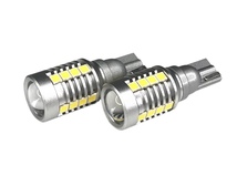 爆光 ヘッドライト級 12V/24V兼用 T16 LED バックランプ 特注LEDチップ搭載 ホワイト 左右セット 車検対応 ポン付けノア/ヴォクシー 80など_画像6