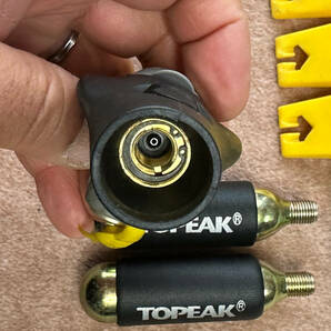 パンク修理セット ペドロスタイヤレバー TOPEAK CO2インフレーター パナレーサーパンク修理パッチの画像3