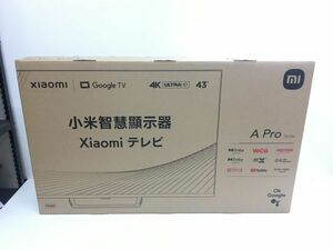 !! 未開封 未使用品 Xiaomi シャオミ 液晶テレビ A Pro 43 チューナーレステレビ 43V型4K対応液晶