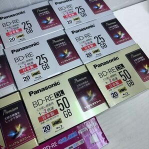 ♯【未使用品】BD-RE BD-REDL 20枚×9セット+α 25GB 50GB Panasonicの画像3