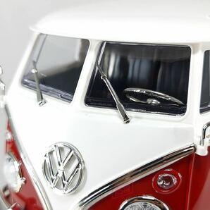 バッテリー3本 ワーゲンバス CXD D52ミニラジコン 1/16 RWD クローラー ドリフト RTR WPL D12mini フォルクスワーゲン VW T1タイプ2バスの画像5