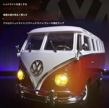 バッテリー3本 ワーゲンバス CXD D52ミニラジコン 1/16 RWD クローラー ドリフト RTR WPL D12mini フォルクスワーゲン VW T1タイプ2バス_画像3