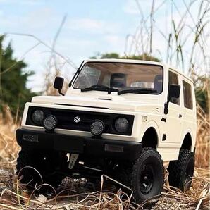 ホワイトバッテリー*2 WPL新発売NEW C74 スズキ ジムニー RTR 1/10ラジコン RC クローラー ライセンス JA11 連動LEDライト付き 4WDトラックの画像4