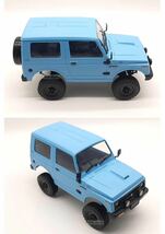 限定色ベイ・ブルー バッテリー*2+ 連動LEDライト WPL C74 スズキ ジムニー RTR 1/10ラジコン RC クローラー ライセンス JA11 4WDトラック_画像5