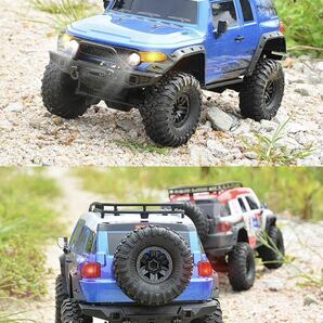 セールバッテリー2本 ラジコンクローラー オフロード1/10スケール 4WD RCカー 車 LED トラック RTR HB ZP1007 検MN128 MN86S WPL C54 MN99Sの画像10