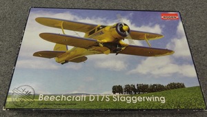 ★ローデン 1/48 Beechcraft D17S Staggerwing 未組立品！RODEN ビーチクラフト 複葉商用機