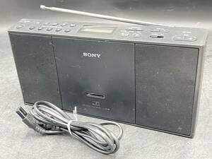 【動作品】 SONY/ソニー パーソナル オーディオ システム 2016年製 CD ラジオ プレーヤー ブラック/黒 オーディオ機器 ZS-E30