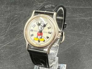 [1 иен ~][ редкий ] Disney/ Disney TIME WORKS retro Mickey наручные часы коллекция 