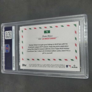 TOPPS NOW HOLIDAY ホリデー 大谷翔平 PSA 10 その1の画像2