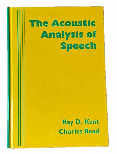 　洋書　The Acoustic Analysis of Speech First Edition, by Kent & Read