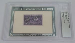 激レア 1枚限定 ベティ・デイヴィス 直筆サイン 2009 Razor Cut Signature Edition 1of1 Masterpiece Bette Davis 1/1 Leaf 女優 俳優