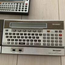 SHARP CE-125 PC-1251/CE-150 PC-1500ポケットコンピュータ ジャンク品_画像5