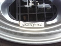 ☆ 5ZIGEN PRO RACER GN＋ 15インチ アルミホイール 4本 15×7J 195/50R15 ★ 個人宅配達不可 ★ 【中古】_画像3