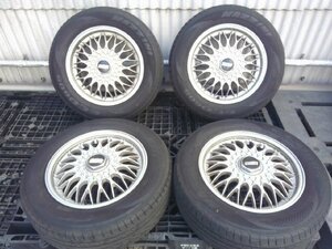 ☆ 日産 純正 BBS 16インチ アルミホイール 4本 215/60R16 ★ 個人宅配達不可 ★ 【中古】