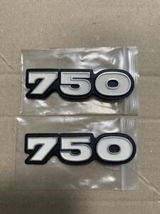 ★希少★ カワサキ　H2A 750ss サイドカバーエンブレム　当時物　純正　ほぼデットストック！！