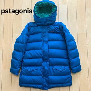 patagoniaパタゴニア　ダウンジャケット　レディースSサイズ相当　ブルー系