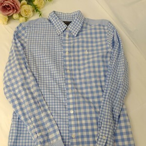 [959] Polo Ralph Lauren check shirt blouse size 6 Classic Fit 