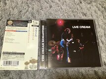 ★THE CREAM(クリーム)【LIVE CREAM(ライヴ・クリーム)】SHM-CD[2011年国内盤/リマスター]・・・エリッククラプトン/ジャックブルース_画像1