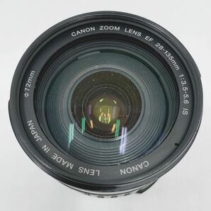 Canon キャノン CANON ZOOM LENS EF 28-135mm 1:3.5-5.6 IS カメラレンズ 取説 カバー付き の画像3