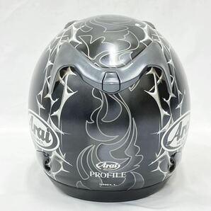 Arai アライ PROFILE プロファイル SNELL YF DESIGN ヘルメット フルフェイスヘルメット 61.62cm未満 袋付き の画像5