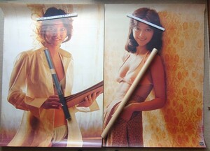 アグネス・ラム　余りにも有名なエメロン ミンキーの店舗用B1ポスター2枚セット　　　　　　　　　　　コピーや複写では有りません。　　