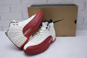 194【ジャンク】NIKE ナイキ Air Jordan 12 OG Cherry 1997 エアジョーダン12 AJ スニーカー 26.5cm 観賞用 130690-161