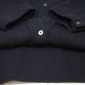 246【1円～】Wool Work Jacket ウールワークジャケット ヴィンテージ 40s 50s 60s unknown US NAVY FROST コート ミリタリー ネイビーの画像5