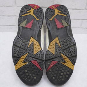 402【ジャンク】NIKE ナイキ Air Jordan 7 OG Cardina エアジョーダン AJ7 オリジナル 観賞用 スニーカーの画像7