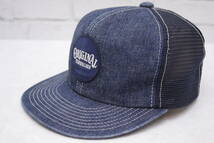 477【1円～】TENDER LOIN テンダーロイン DENIM MESH CAP デニムメッシュキャップ 帽子_画像1