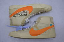 255【1円～】NIKE ナイキ OFF-WHITE オフホワイト BLAZER MID ALL HALLOWS ブレーザー ミッド ハロウィン前夜 スニーカー 27.0cm_画像2