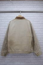 209【1円～】Carhartt カーハート Duck Detroit Jacket ダックデトロイトジャケット 80S 90S 古着 ヴィンテージ ベージュ _画像3