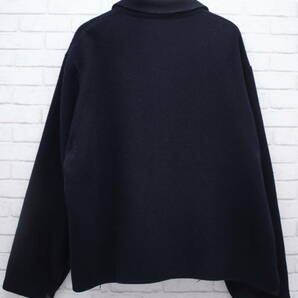 246【1円～】Wool Work Jacket ウールワークジャケット ヴィンテージ 40s 50s 60s unknown US NAVY FROST コート ミリタリー ネイビーの画像2