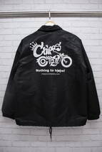 ◎317【1円～】CHIPPS COMPANY チップスカンパニー ナイロン生地 Coach Jacket Lサイズ コーチジャケット バイカー_画像1