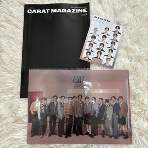 新品 SEVENTEEN CARAT JAPAN ファンクラブ 会報 vol.13&グリーティングカード&FML クリアファイル