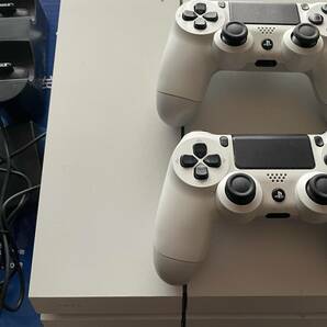  SONY PlayStation4 PS4 グレイシャー・ホワイト 500GB CUH-1200A B02 本体（外箱あり） + 追加DualShock4 + 充電スタンド CUH-ZDC1Jの画像1