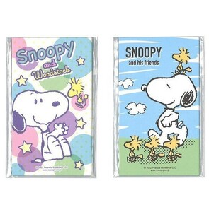 値下★国内匿配★2種 SNOOPY WOODSTOCK シール付きポチ袋 7×12cm 各5枚入り計10枚 スヌーピー ウッドストック