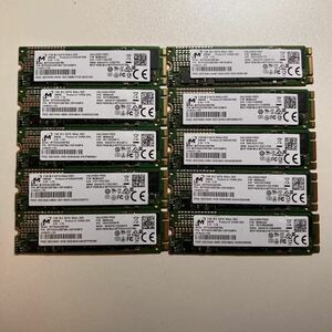  used SSD MICRON 256GB M.2 10 pieces set postage included 