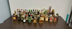 *.5817 Kanagawa prefecture limitation sake Mini bottle . summarize 60 pcs set whisky brandy etc. 