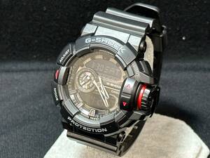 ※23081 稼働品 カシオ G-SHOCK 5398 GA-400GB ブラック 20気圧防水 タフな時計 