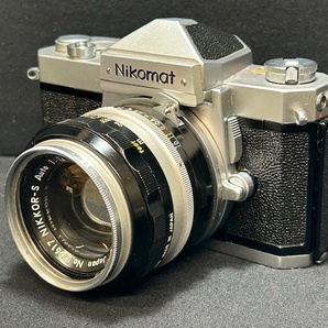 ※23312 Nikon FT Nikomat LENS NIKKOR-S Auto 1:1.4 F＝50ｍｍ ニコン １眼レフ フィルム 個人保管の画像3