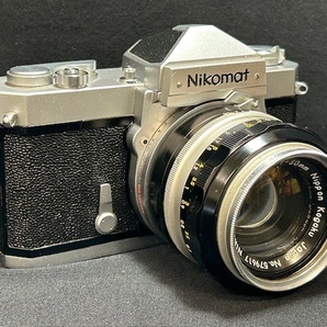 ※23312 Nikon FT Nikomat LENS NIKKOR-S Auto 1:1.4 F＝50ｍｍ ニコン １眼レフ フィルム 個人保管の画像2