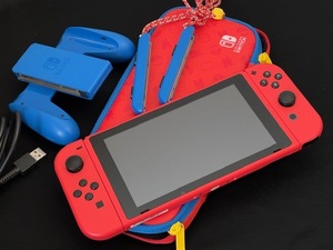 ※23436 動作確認済 Switch HAC-001 マリオレッド 新型 任天堂 ゲーム機 本体