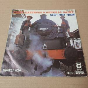 Clint Eastwood & General Saint - Stop That Train / Monkey Man // Greensleeves Records 7inch / Dancehall Classic / AA0474